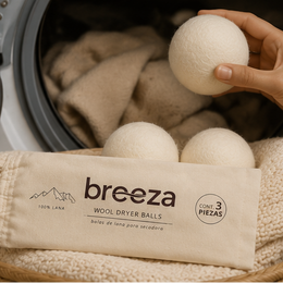 Wool Dryer Balls | Set de 3 Bolas de Lana para Secadora